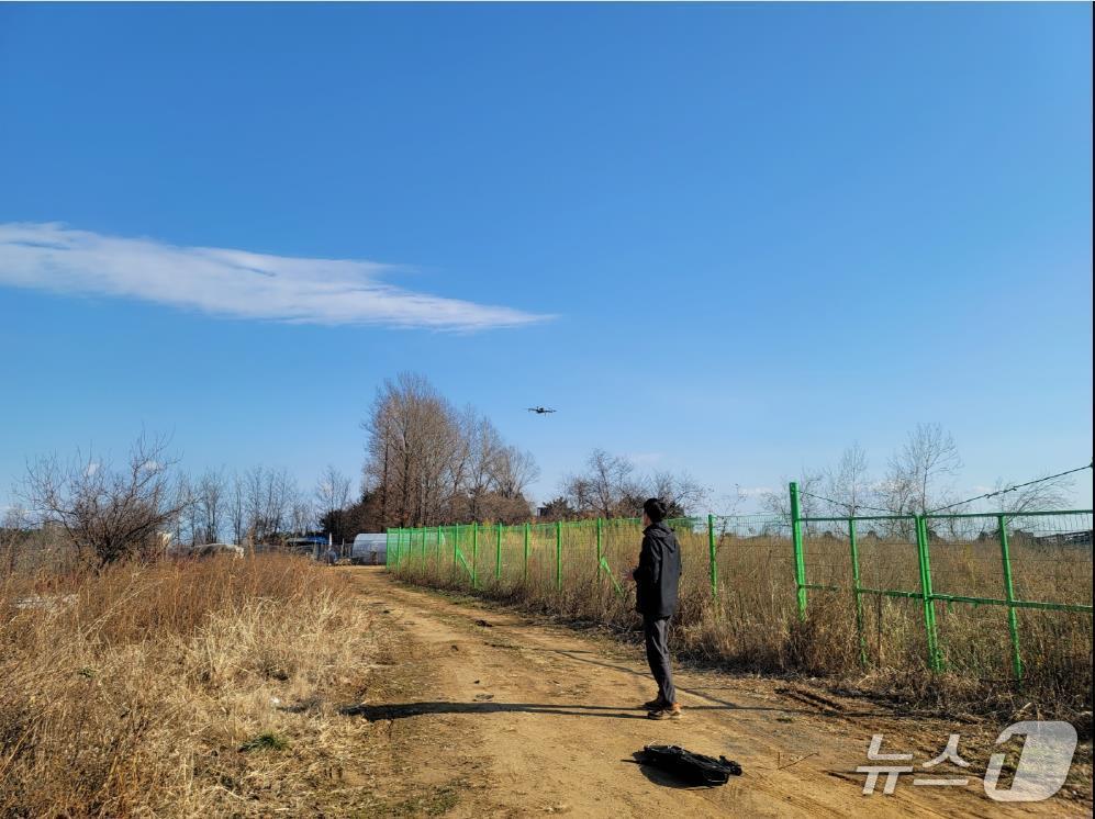 본문 이미지 - 강원 동해시 산림드론감시단.(동해시 제공, 재판매 및 DB 금지) 2026.2.2/뉴스1