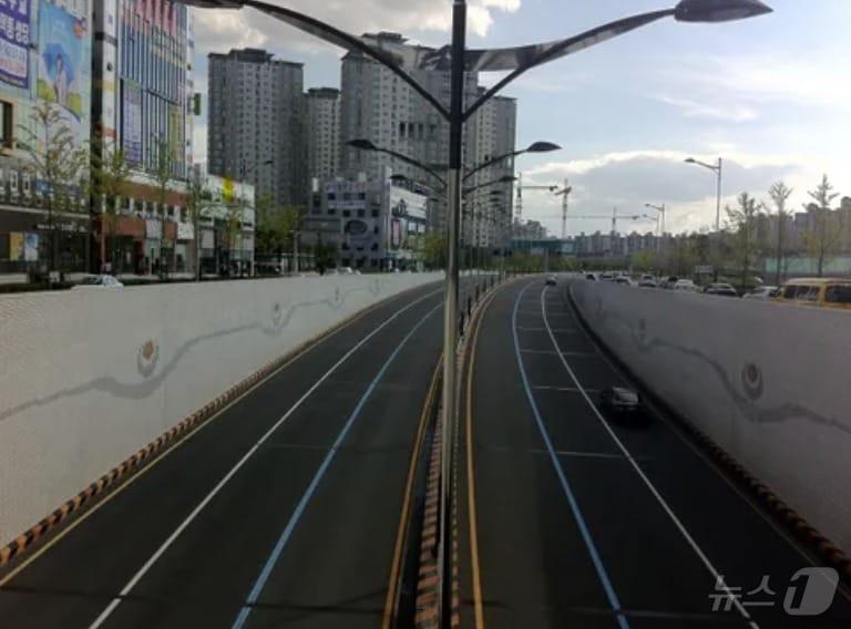 본문 이미지 - 광주 수완지하차도. (온라인 갈무리. 재판매 및 DB 금지) 