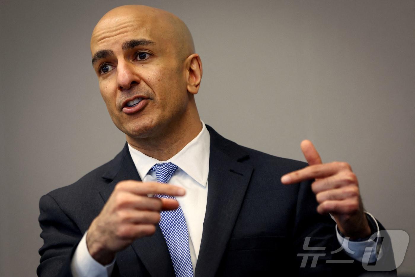 본문 이미지 - 닐 카슈카리 미니애폴리스 연방준비은행 총재. 2023.05.22. ⓒ 로이터=뉴스1