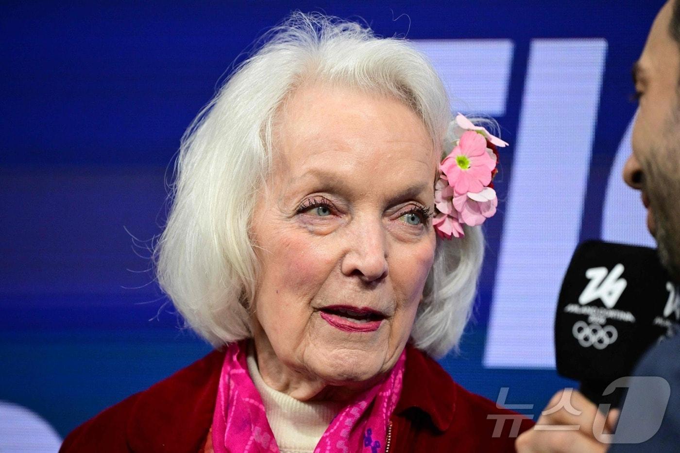 본문 이미지 - 전 미국 피겨 스케이팅 선수 텐리 올브라이트. ⓒ AFP=뉴스1