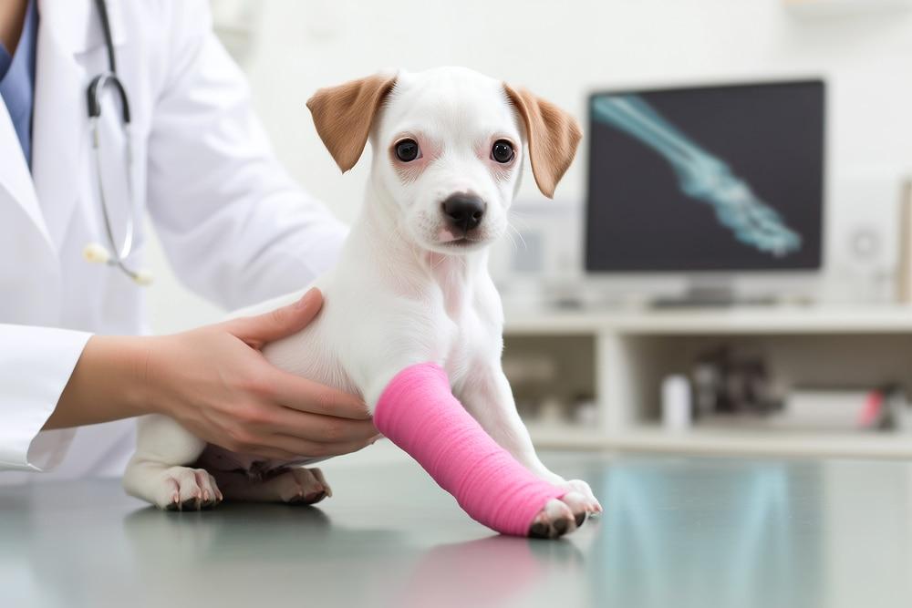 본문 이미지 - 성장기 강아지가 다리 골절을 입었을 경우 성견과는 다른 치료 접근이 필요하다(클립아트코리아, 사진은 기사 내용과 무관함). ⓒ 뉴스1