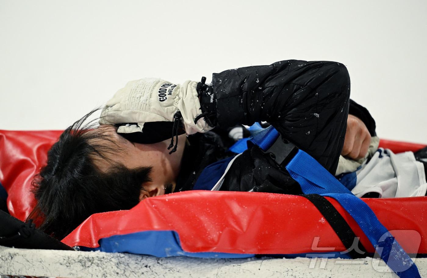 본문 이미지 - 프리스타일 스키 이승훈이 결선을 앞둔 공식 훈련에서 부상, 경기를 기권했다.ⓒ 로이터=뉴스1