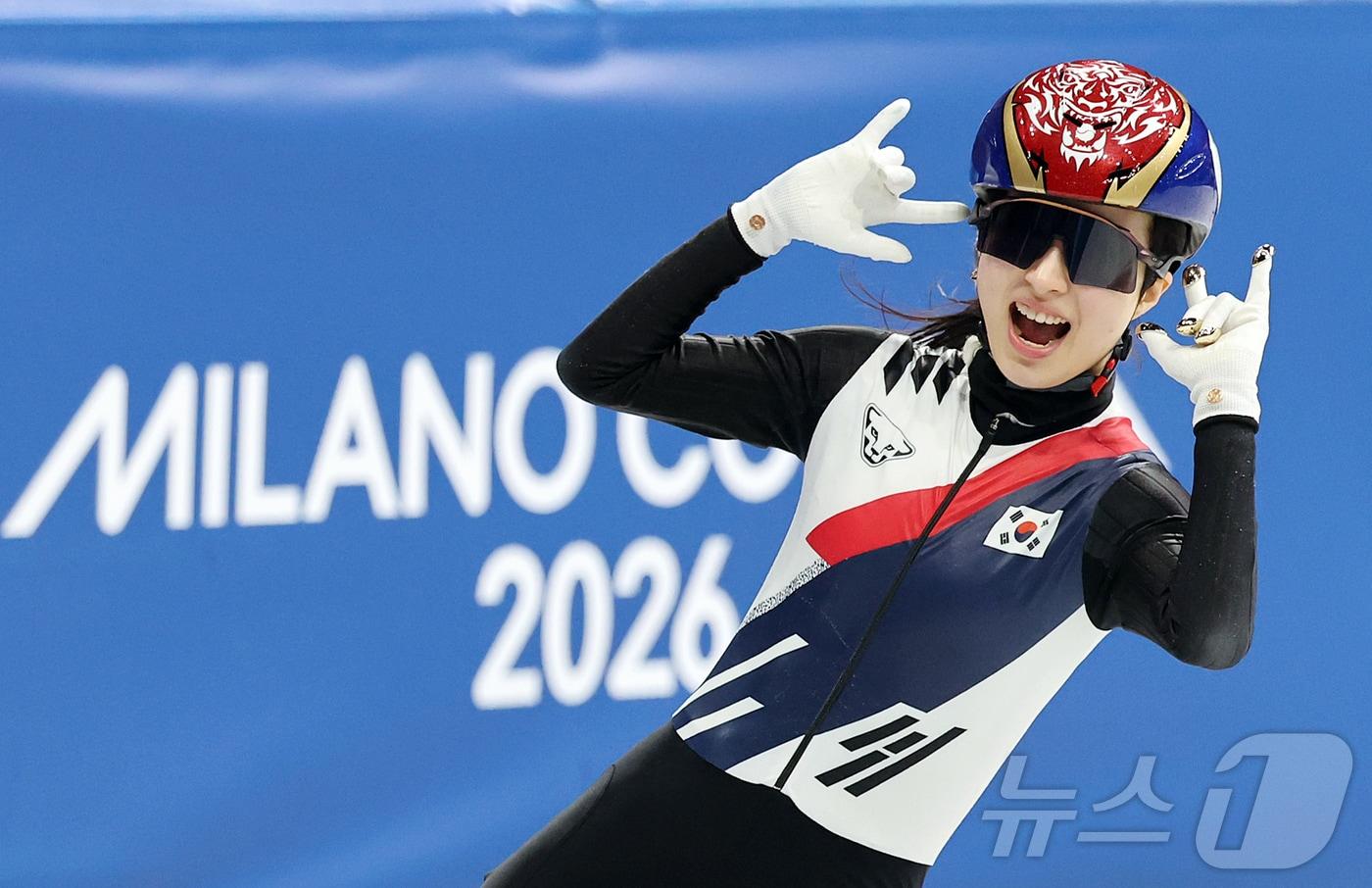 본문 이미지 - 세계선수권 2관왕을 달성한 김길리(성남시청). ⓒ 뉴스1 김진환 기자