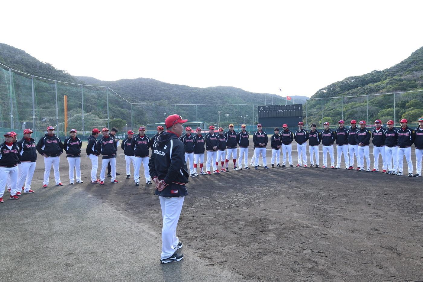 본문 이미지 - KIA 타이거즈가 1차 스프링캠프를 마쳤다.(KIA 타이거즈 제공)