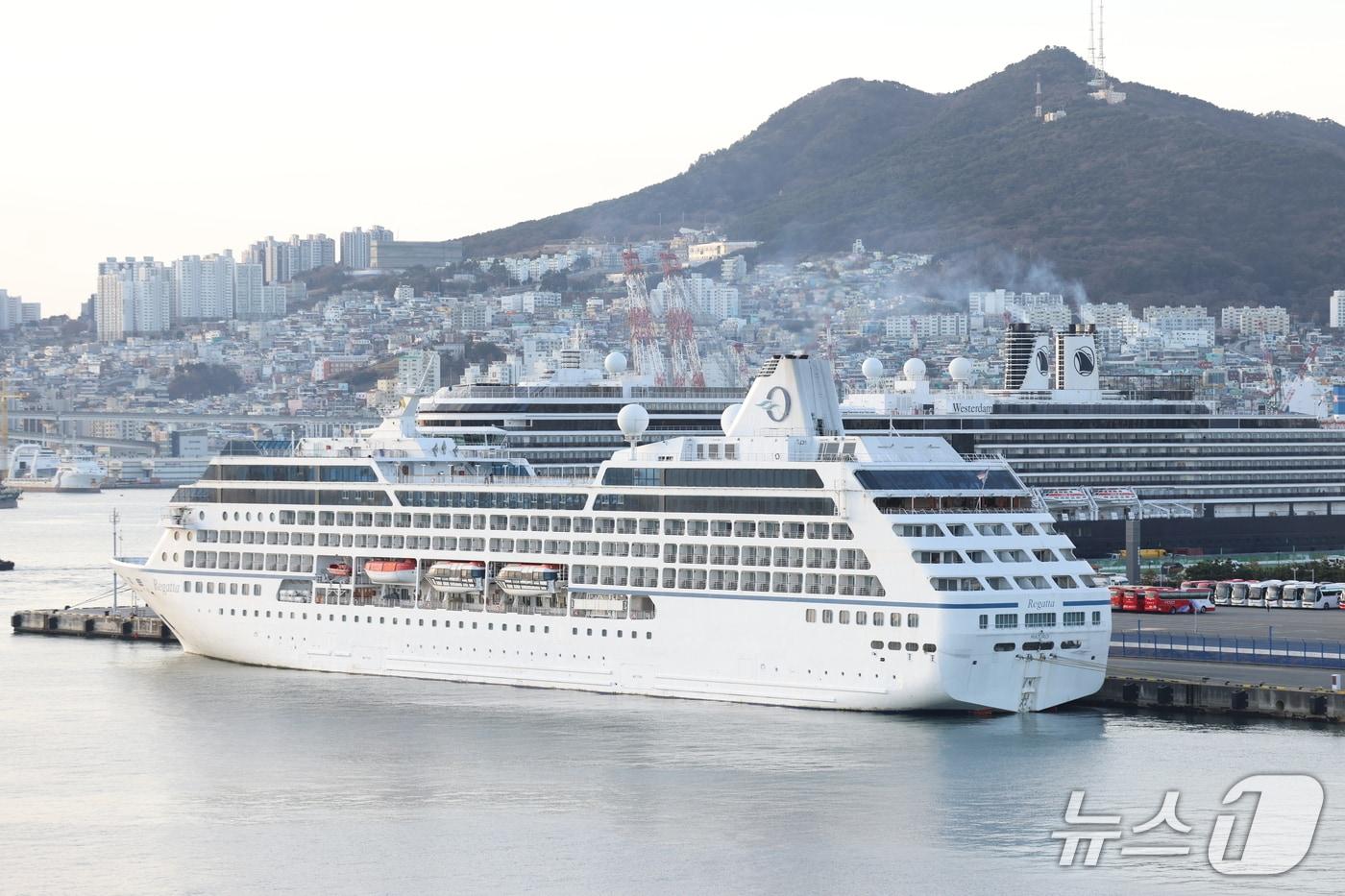 본문 이미지 - 부산항에 정박한 리가타 호 모습 (BPA 제공. 재판매 및 DB금지)