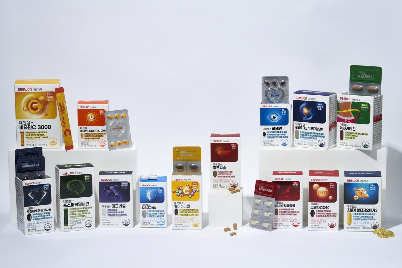 본문 이미지 - 대원헬스와 킴스클럽이 건강기능식품 14종을 출시했다.(대원제약 제공)/뉴스1