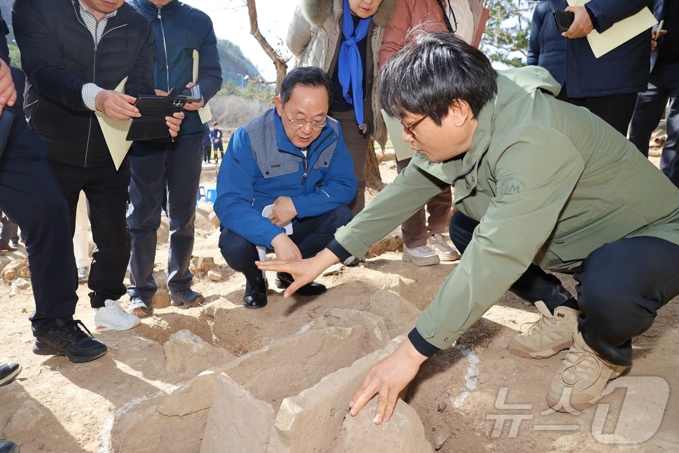 본문 이미지 - 해남군 읍호리 고인돌군 현장보고회 (해남군 제공. 재판매 및 DB금지) 2026.2.23 ⓒ 뉴스1 