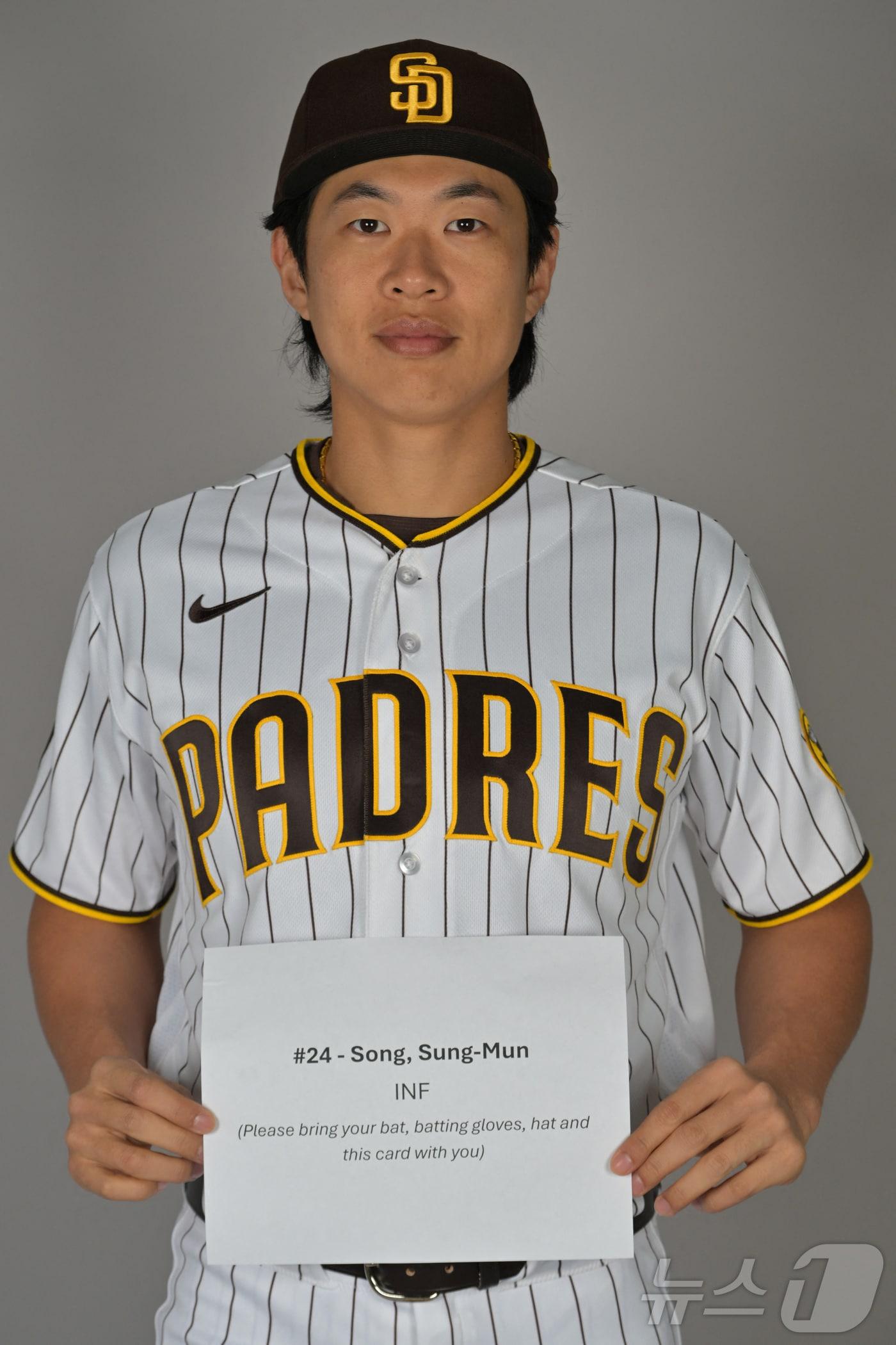 본문 이미지 - MLB 샌디에이고 송성문. ⓒ 로이터=뉴스1