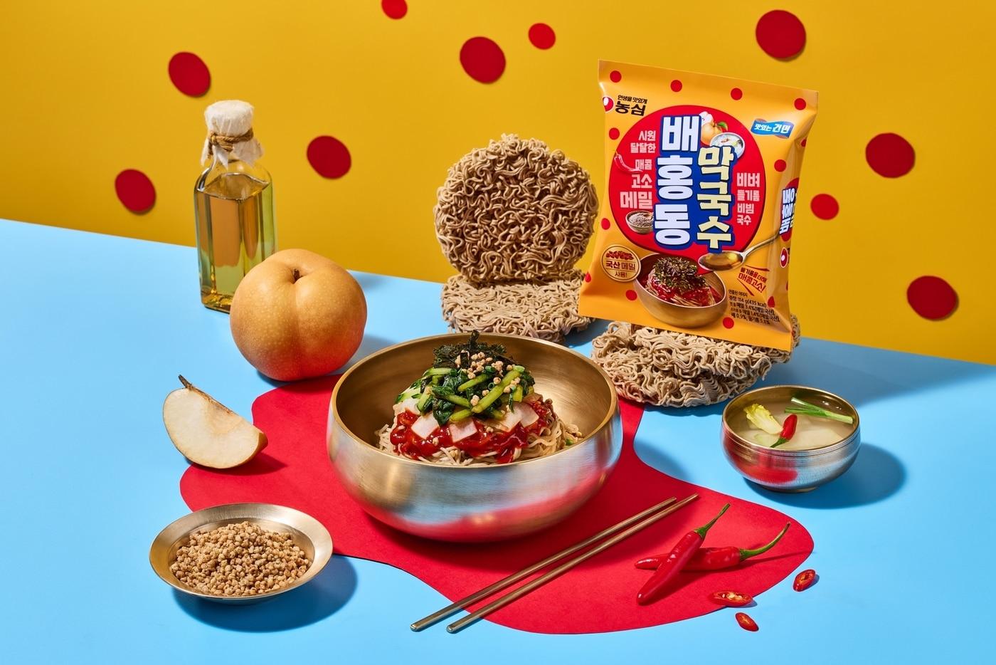 본문 이미지 - 배홍동막국수 제품 이미지.(농심 제공)