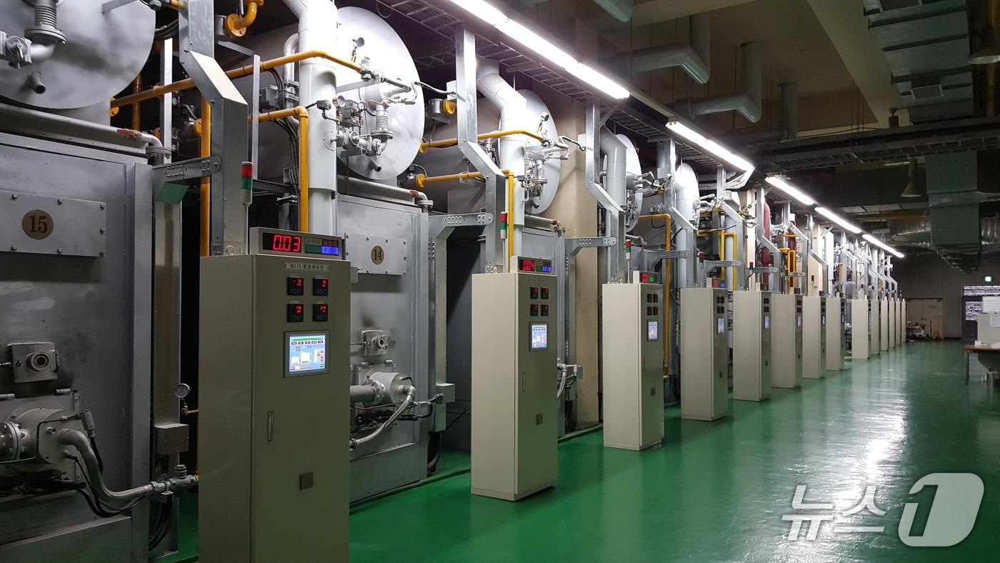 본문 이미지 -  부산영락공원 화장로 설비. (부산시설공단 제공. 재판매 및 DB금지)