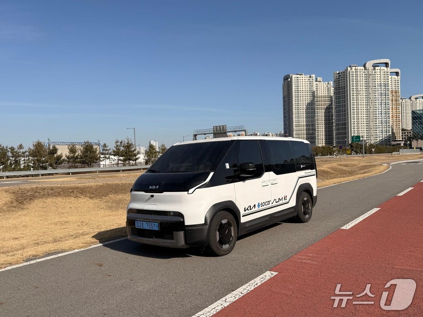 본문 이미지 - 자율주행차(PV5).(강릉시 제공, 재판매 및 DB 금지) 2026.2.24/뉴스1