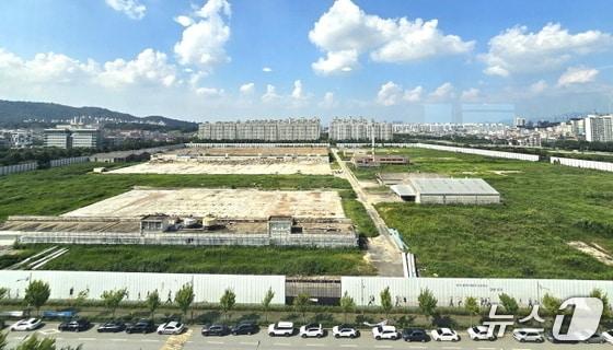 본문 이미지 - 전북 전주 신시가지에 위치한 옛 대한방직 부지./뉴스1 DB