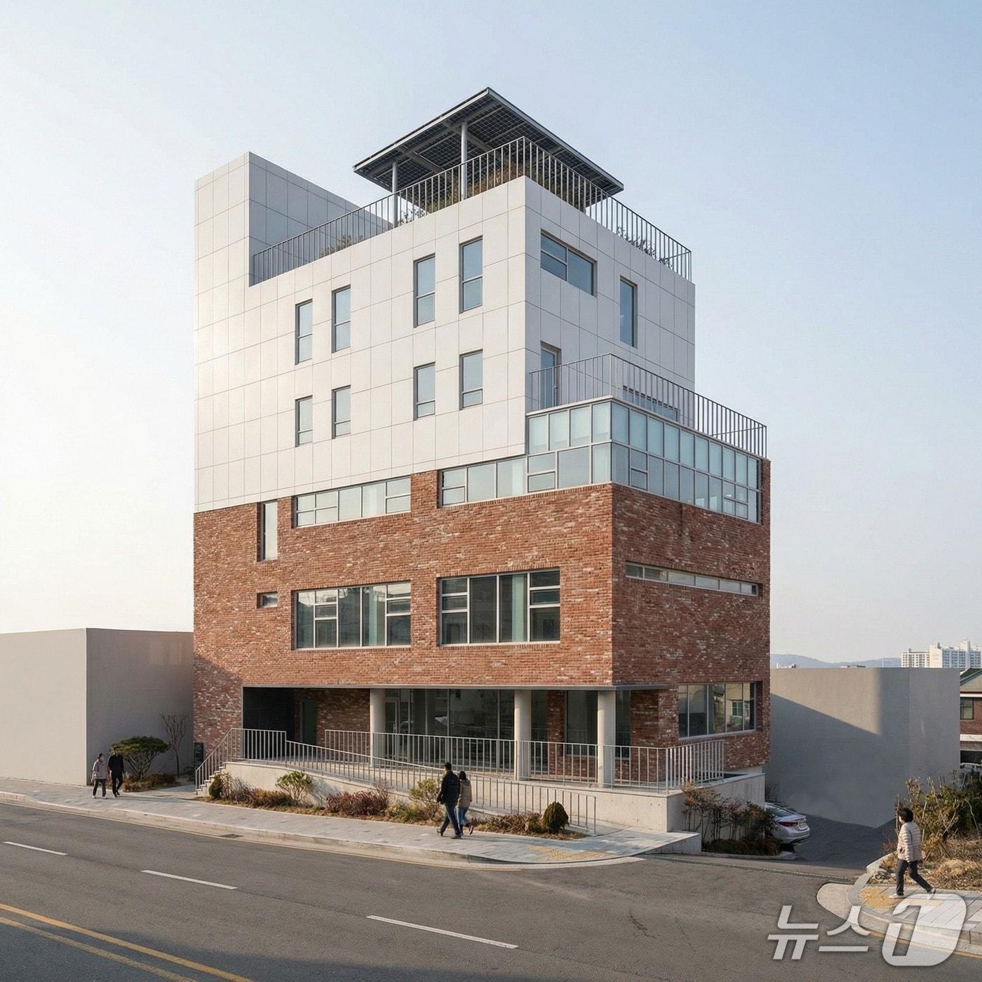 본문 이미지 - 다정센터 조감도.(광명시 제공)