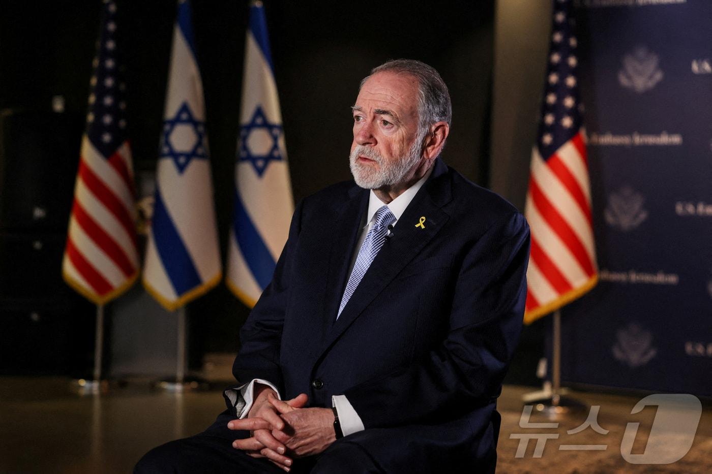 본문 이미지 - 마이크 허커비 주이스라엘 미국 대사 2026.09.10. ⓒ 로이터=뉴스1
