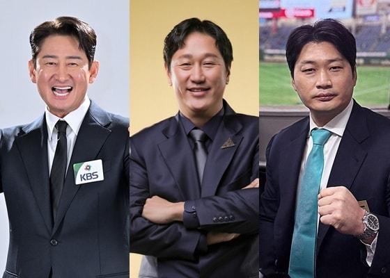 본문 이미지 - (왼쪽부터) 박용택 KBS 해설위원, 이대호 SBS 해설위원, 오승환 MBC 해설위원 / 사진제공=KBS, SBS, MBC
