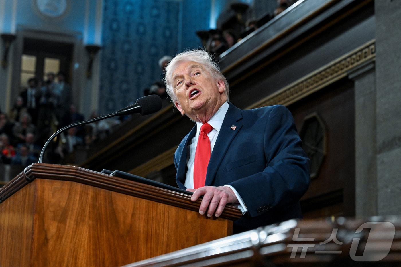 본문 이미지 - 도널드 트럼프 미국 대통령. 2026.02.24. ⓒ 로이터=뉴스1
