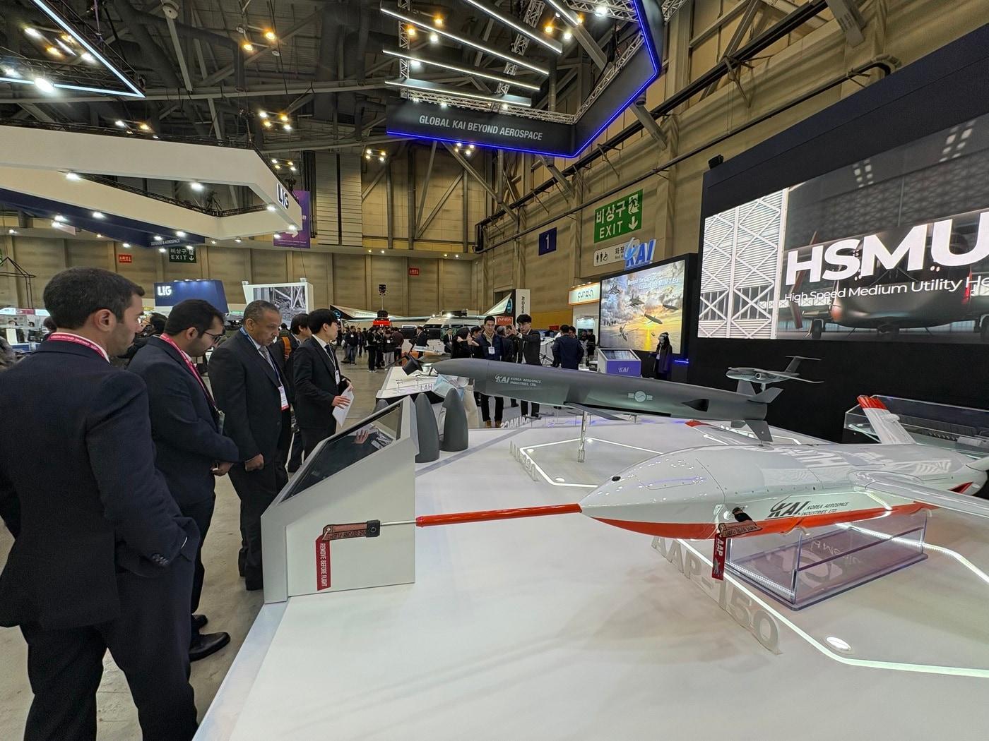 본문 이미지 - 드론쇼 코리아 2026에 마련된 한국항공우주산업(KAI) 부스 전경. (KAI 제공)