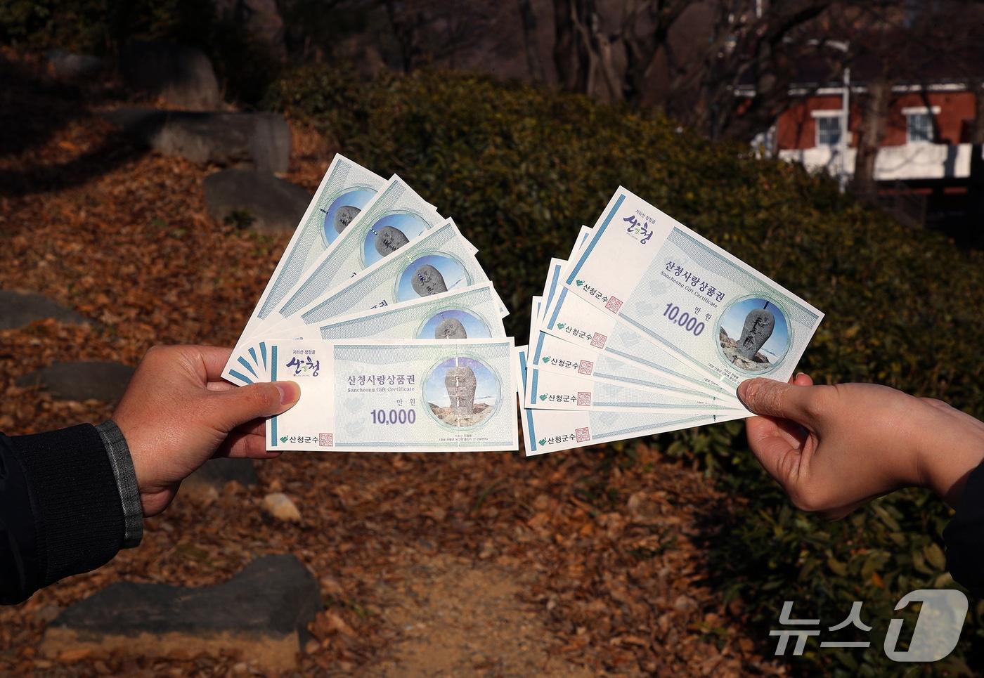 본문 이미지 - 산청사랑상품권. 뉴스1