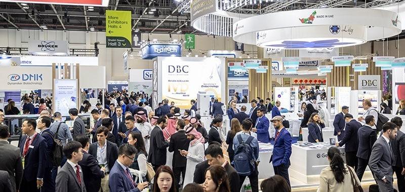 본문 이미지 - WHX 랩스 두바이 2026 행사 전경. (WHX Labs Dubai 2026 전경)