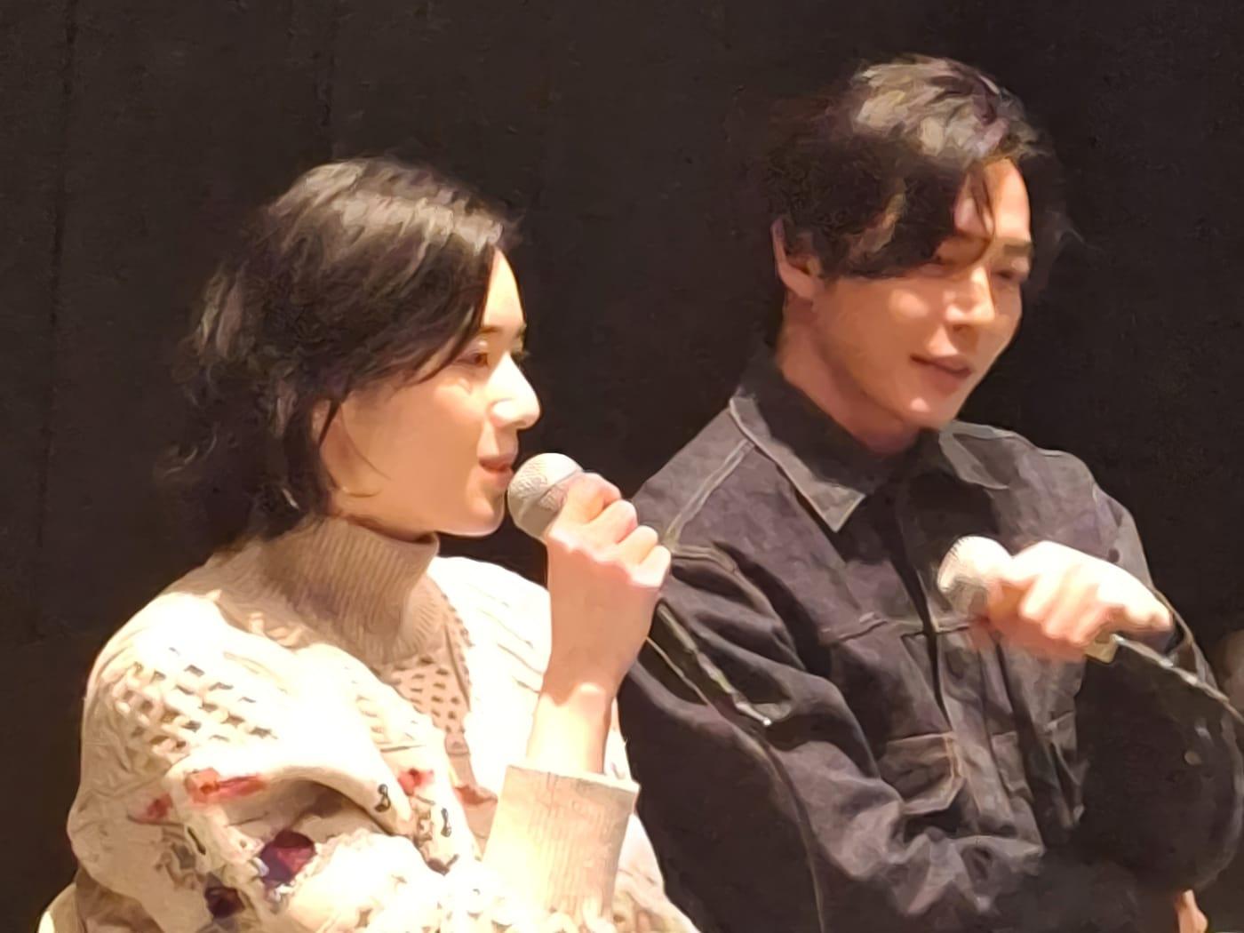 본문 이미지 - '남과 여' 씨네토크의 정은채(왼쪽)와 김재욱