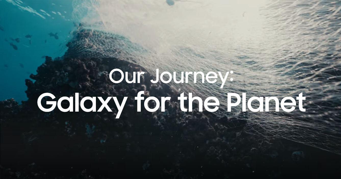 본문 이미지 - 삼성전자는 25일(현지시간) 미국 샌프란시스코에서 열린 '갤럭시 언팩 2026'에서 지속 가능한 미래를 위한 비전인 '지구를 위한 갤럭시' 성과와 2030년 신규 목표를 공개했다. (삼성전자 제공)