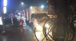 본문 이미지 - 충돌 사고 직전 현장 CCTV 영상 (출처=페이스북)