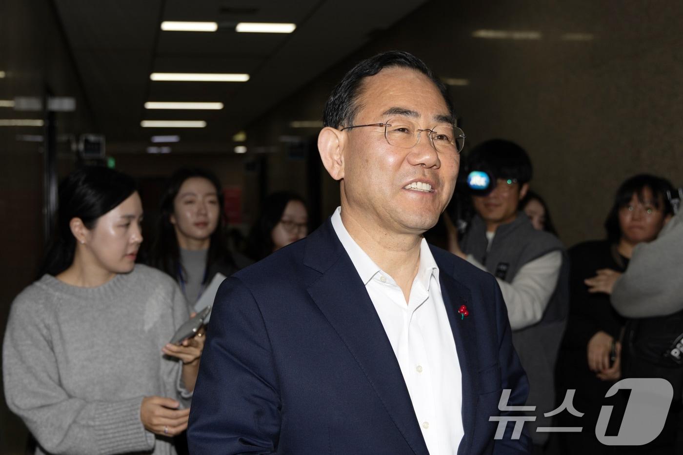 본문 이미지 - 주호영 국민의힘 의원. 2026.2.26 ⓒ 뉴스1 이승배 기자