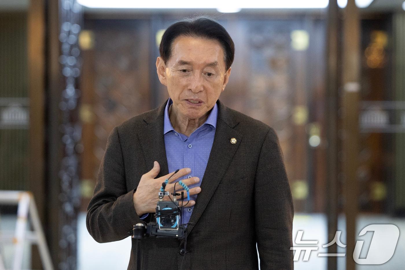 본문 이미지 - 김석기 국민의힘 의원. 2026.2.26 ⓒ 뉴스1 이승배 기자