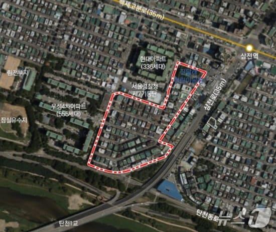 본문 이미지 -  송파구 잠실동 일대 모아타운 대상지 (서울시 제공)  뉴스1 ⓒ News1