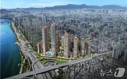 본문 이미지 - 성수전략정비구역 제4 주택정비형 재개발사업 조감도 (서울시 제공) 뉴스1 ⓒ News1