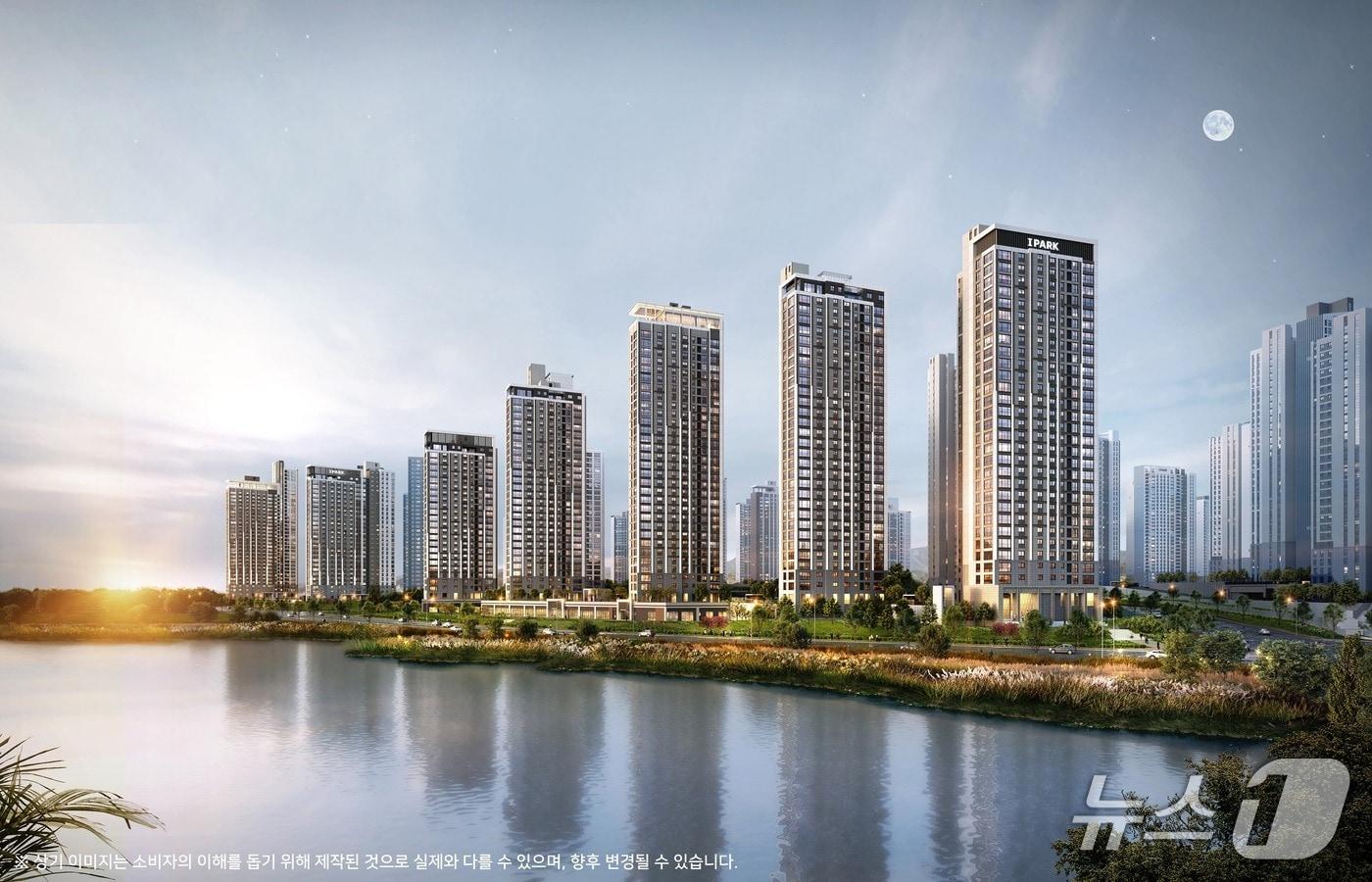 본문 이미지 - 천안 아이파크 시티 5·6단지 투시도. (HDC현대산업개발 제공. 재판매 및 DB금지)