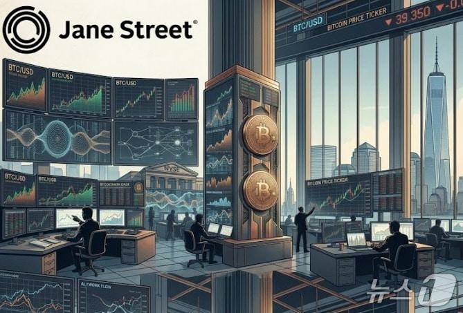 본문 이미지 - 제인스트리트 로고를 활용해 구글 제미나이(Gemini)로 재구성한 그림.