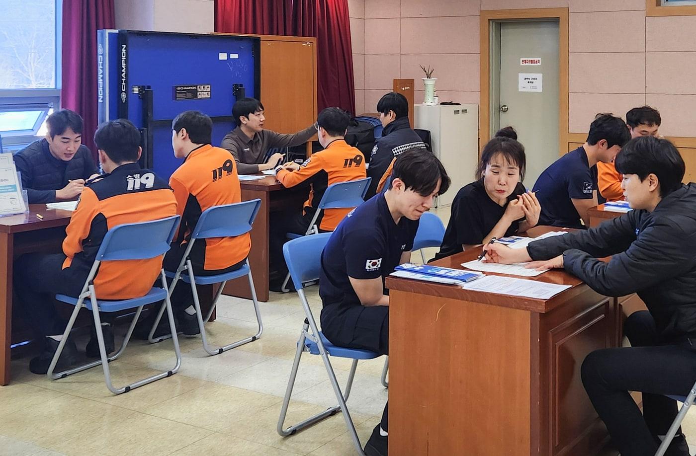 본문 이미지 - 체육공단이 대구소방안전본부와 함께 'Fire-Fit Care'을 운영한다.(체육공단 제공) 