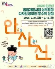 본문 이미지 - 안산선 지하화 통합개발사업 상부 광장 디자인 공모전 시민 투표.(안산시 제공)