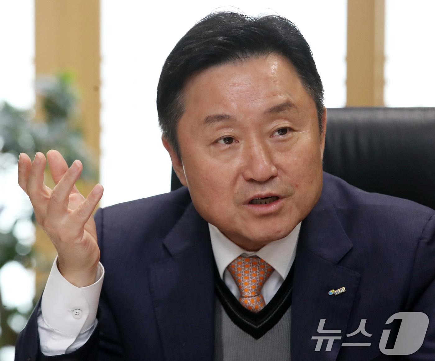 본문 이미지 - 최인호 주택도시보증공사(HUG) 사장. ⓒ 뉴스1 윤일지 기자