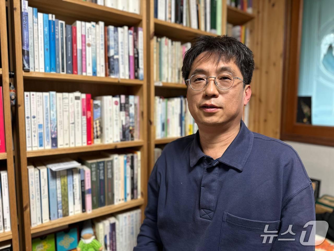 본문 이미지 - 독립운동가 고 송병채 선생의 손자 송호준 씨의 모습.(송호준 씨 제공. 재판매 및 DB금지)