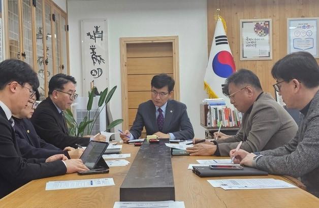 본문 이미지 - 충북교육청 기획회의.(충북교육청 제공. 재판매 DB금지)