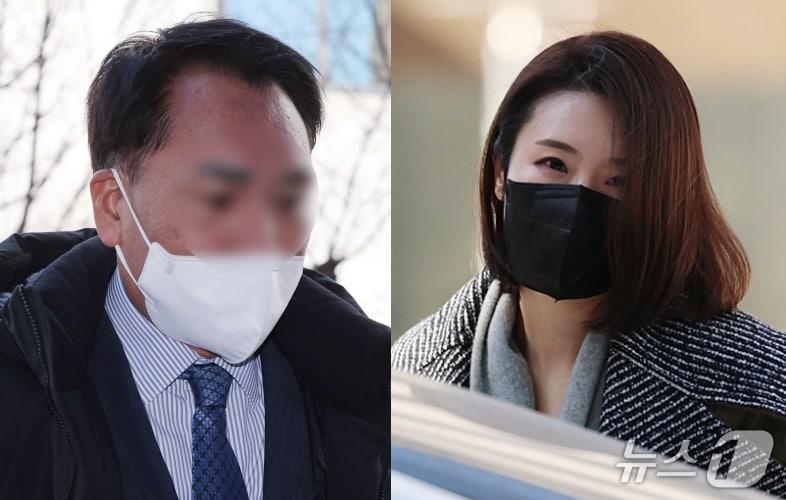 본문 이미지 -  김병기 무소속 의원 측에 불법 자금을 건넸다는 내용의 탄원서를 작성했던 전 동작구 구의원 전 모 씨(왼쪽), 이지희 동작구의회 부의장. ⓒ 뉴스1