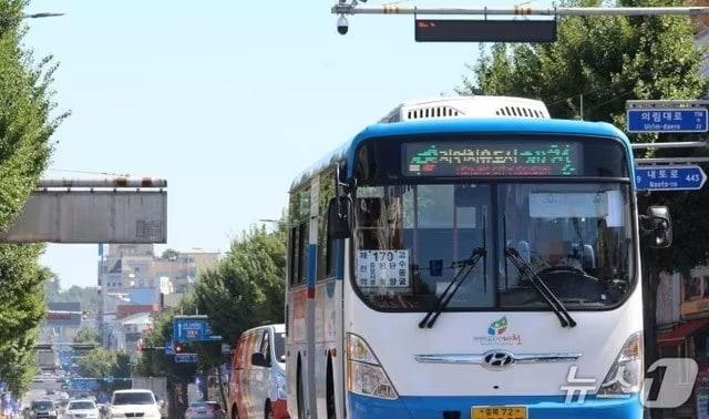 본문 이미지 - 제천 시내버스./뉴스1 손도언 기자 