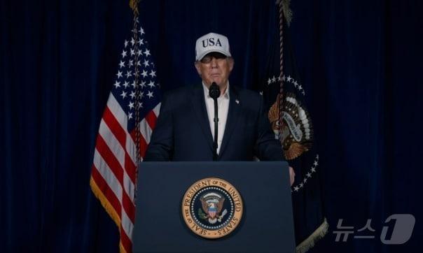 본문 이미지 - 도널드 트럼프 미국 대통령이 28일 트루스소셜을 통해 이란에 대한 공격 개시를 공식화했다. 2026.2.28 (트루스소셜 갈무리) ⓒ 뉴스1 강민경 기자