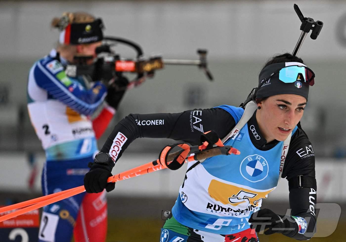 본문 이미지 - 이탈리아 바이애슬론 선수 레베카 파슬러는 도핑 양성 반응으로 2026 밀라노·코르티나담페초 동계 올림픽에 나설 수 없게 됐다. ⓒ AFP=뉴스1