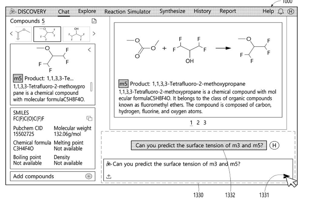 본문 이미지 - 엑사원 디스커버리(EXAONE Discovery) 구동 예시.(LG AI연구원 제공)