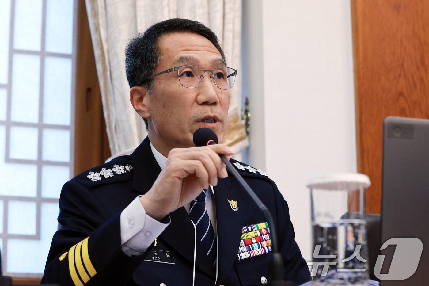 본문 이미지 - 유재성 경찰청장 직무대행 (청와대통신사진기자단) ⓒ 뉴스1 허경 기자