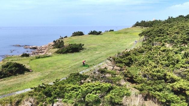 본문 이미지 - 웨이하이 유공도 파크골프장(모두투어 제공)