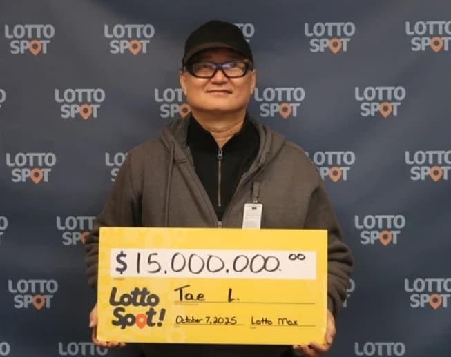 본문 이미지 - 캐나다 '로또맥스' 복권에서 160여억 원에 당첨된 이태성 씨. 출처=에드먼턴 저널