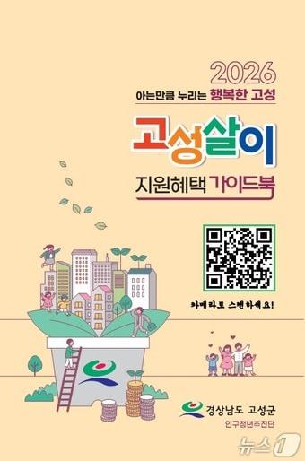 본문 이미지 - 2026년 고성살이 지원혜택 가이드북 표지.(고성군 제공. 재판매 및 DB금지)