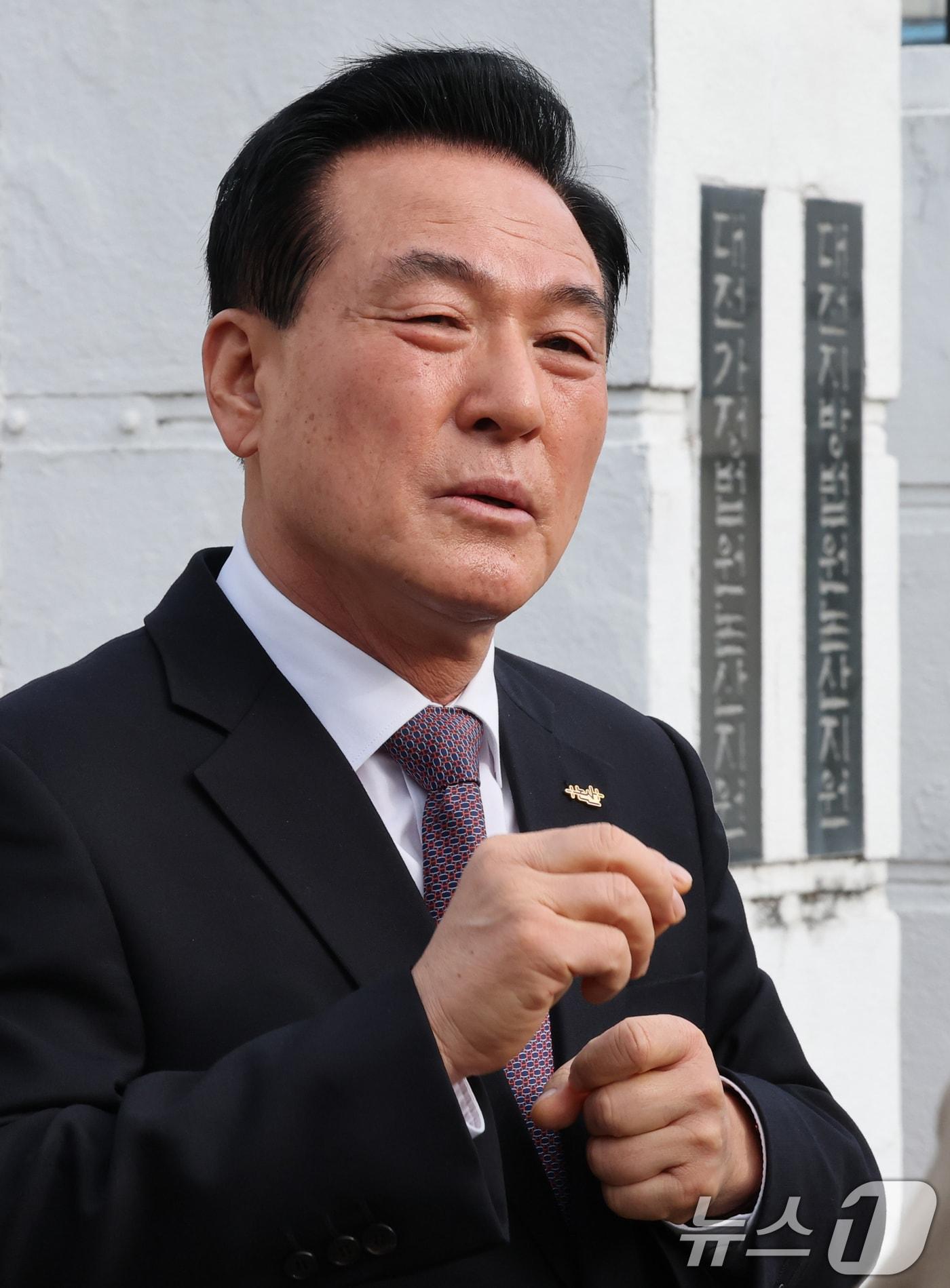 본문 이미지 - 백성현 충남 논산시장. ⓒ 뉴스1 김기태 기자