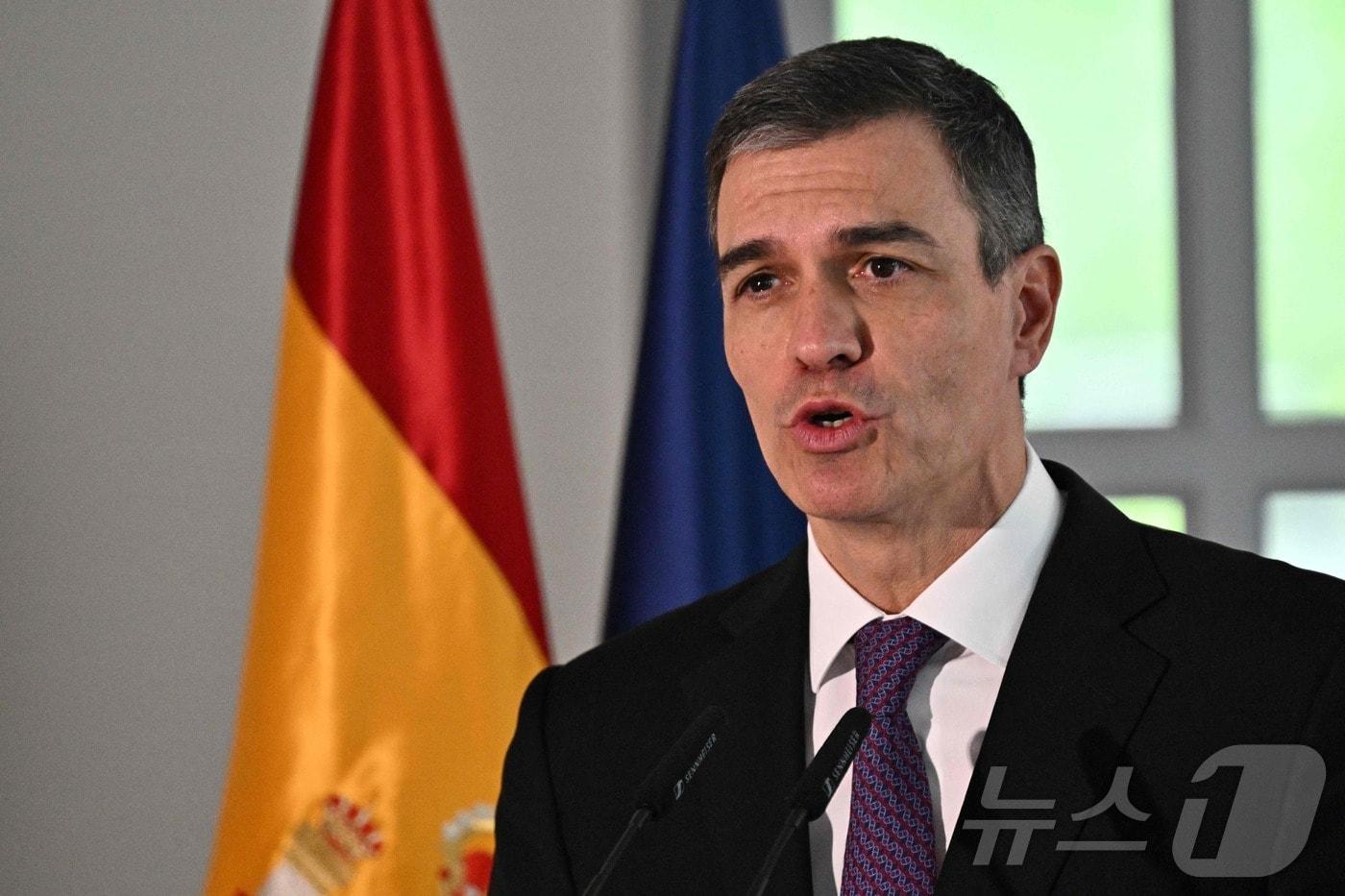 본문 이미지 - 페드로 산체스 스페인 총리 ⓒ AFP=뉴스1