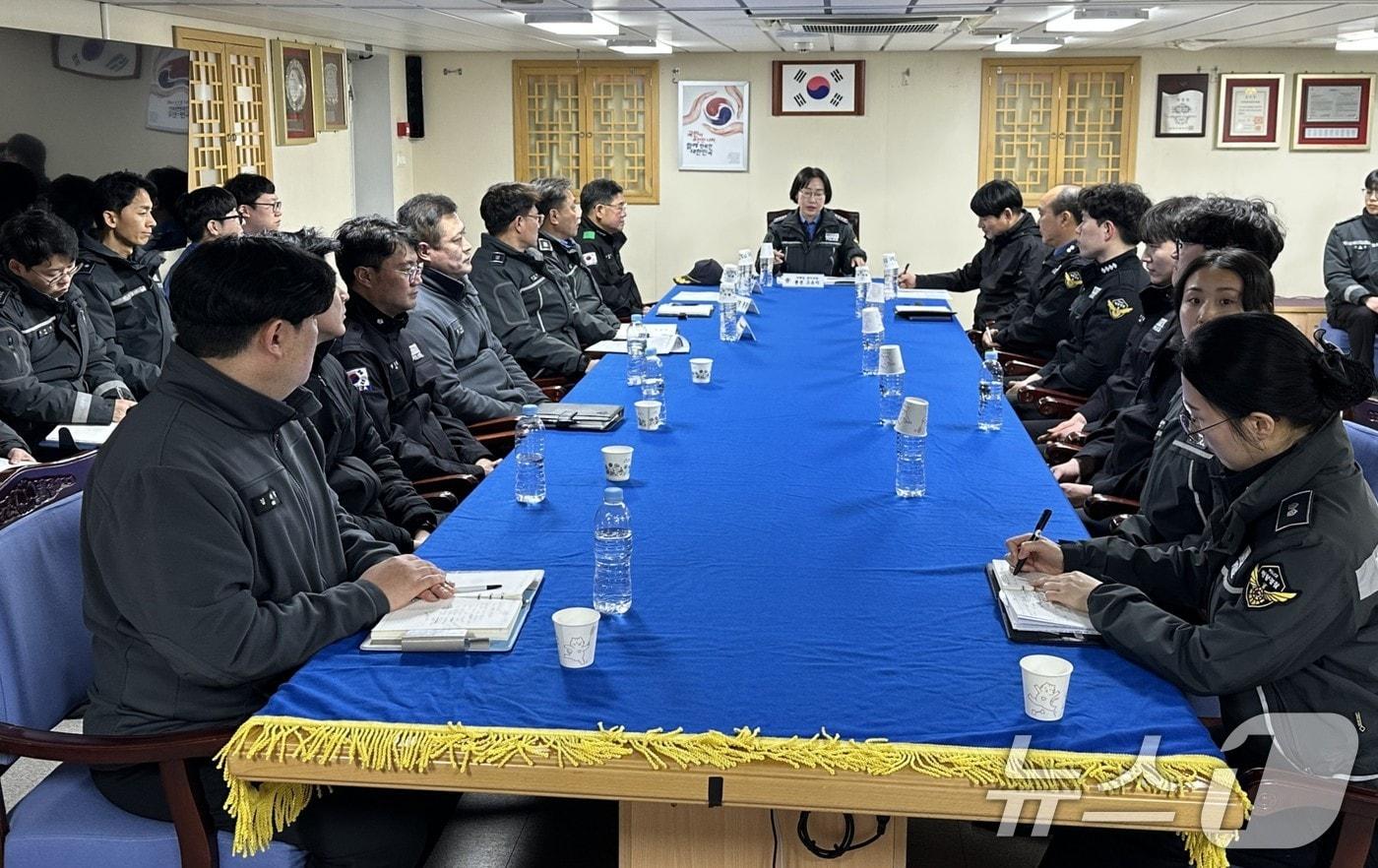 본문 이미지 - 설 연휴 대비 경비해정 대응태세 점검 자료사진. (서해지방해양경찰청 제공. 재판매 및 DB 금지) 2026.2.4/뉴스1 