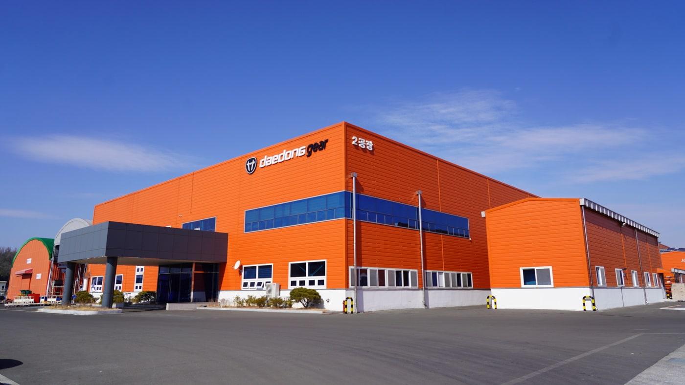 본문 이미지 - 경남 사천의 대동기어 2공장 외관 (대동기어 제공)